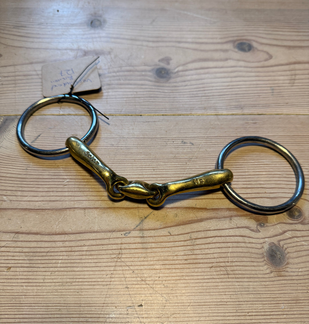 Brugt bid 12.7cm - Neue Schule Verbindend tredelt bridon el. trensebid