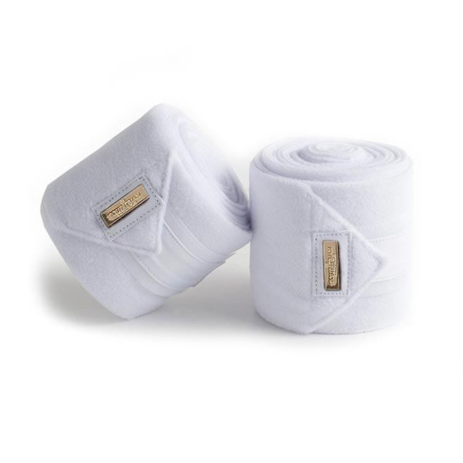 Equestrian Stockholm Bandager - White Perfection Gold