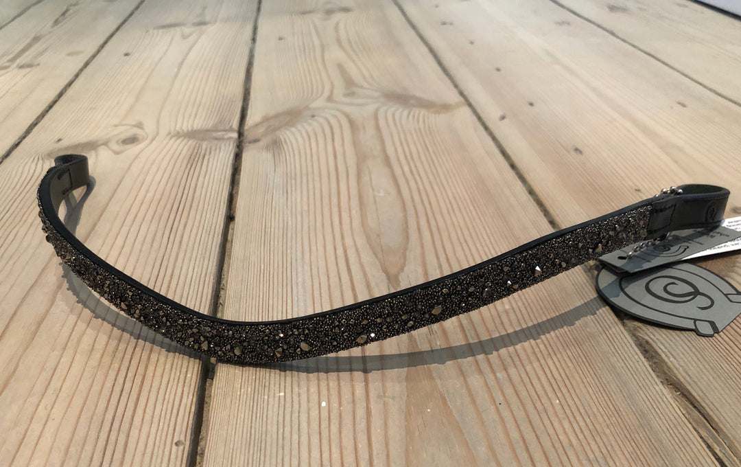 OS pandebånd med små Swarovski krystaller