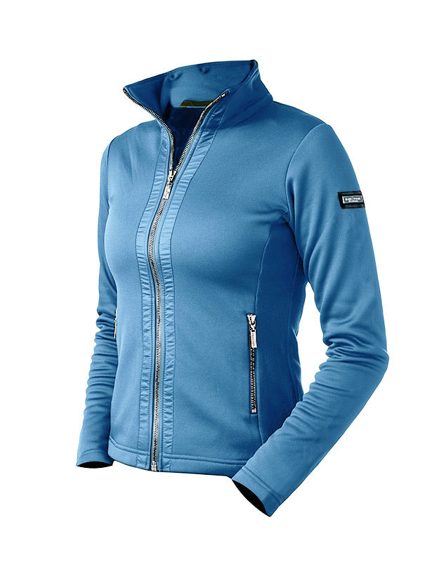 Equestrian Stockholm fleece jakke - Parisian Blue