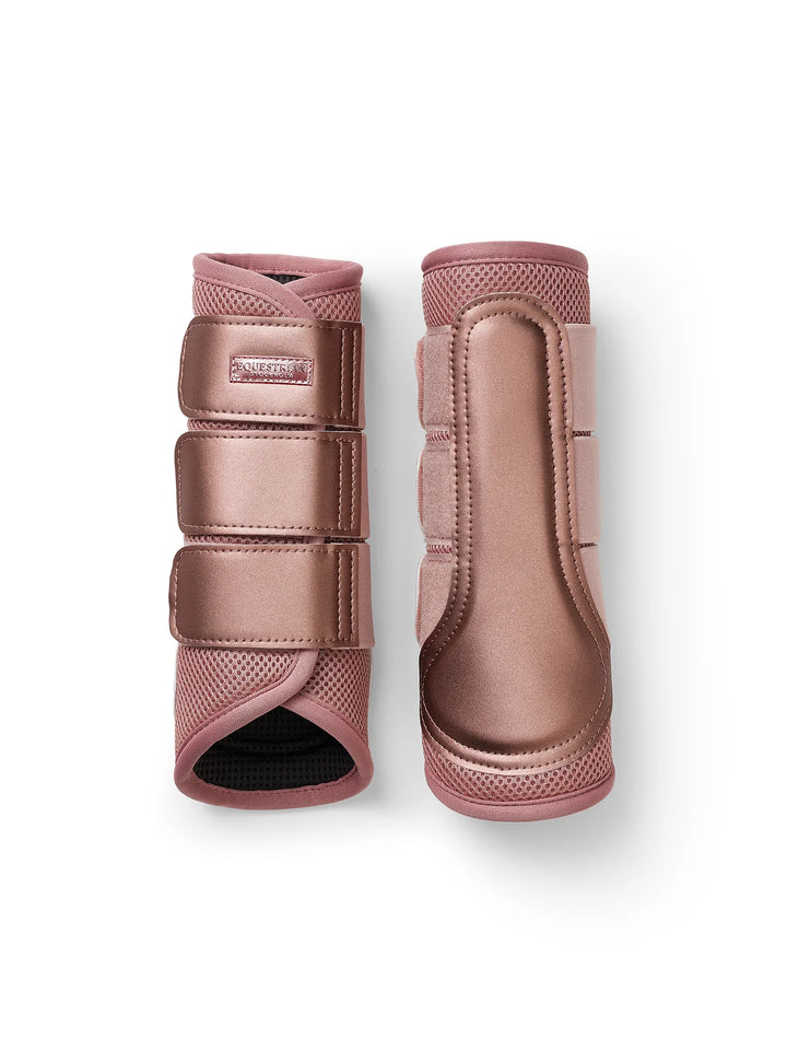 Equestrian Stockholm gamacher Mesh Brushing Boots- Midsummer Blush