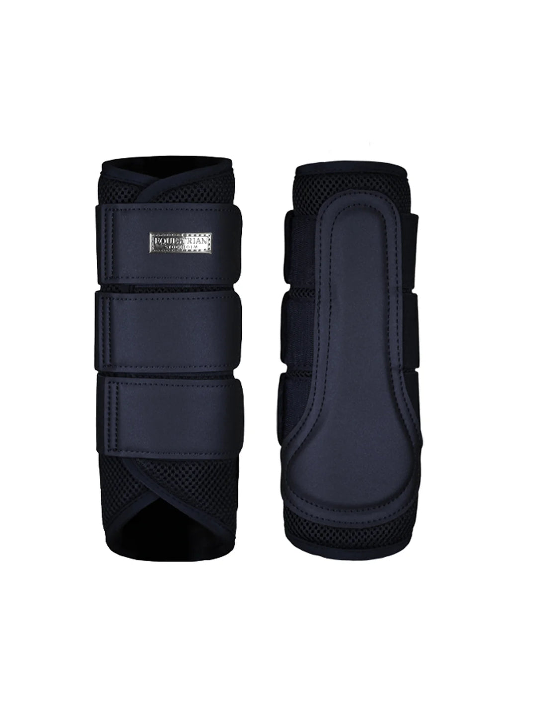 Equestrian Stockholm gamacher Mesh Brushing Boots - Midnight Blue