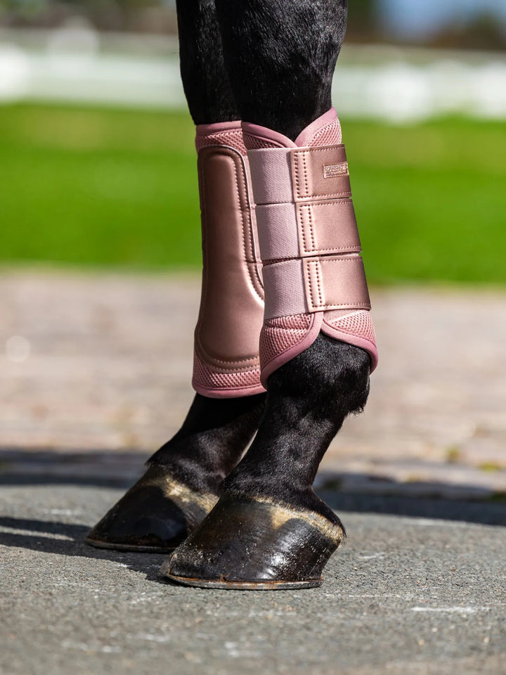 Equestrian Stockholm gamacher Mesh Brushing Boots- Midsummer Blush