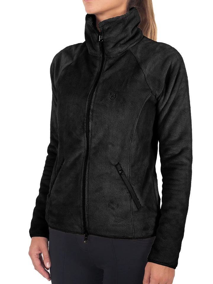Equestrian Stockholm Fleecejakke - Velvet Black