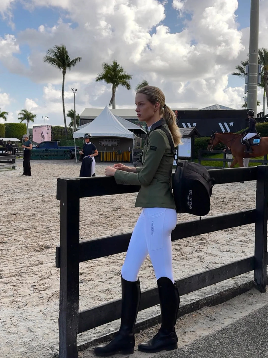 Equestrian Stockholm Helmet Bag - Black