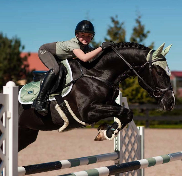 Equestrian Stockholm Spring Underlag - Pistachio White