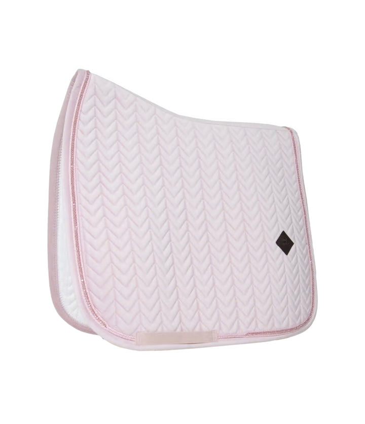 Kentucky Horsewear dressurunderlag Velvet Pearls - Soft Rose