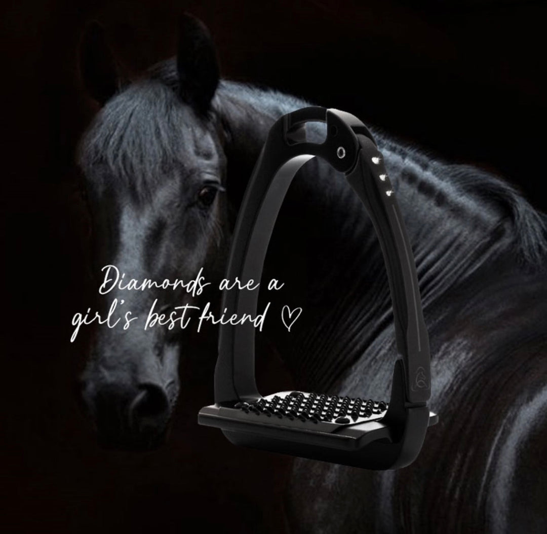 Acavallo Arena 2.0 Special Edition - Total Black Diamond -  Sikkerhedsstigbøjler