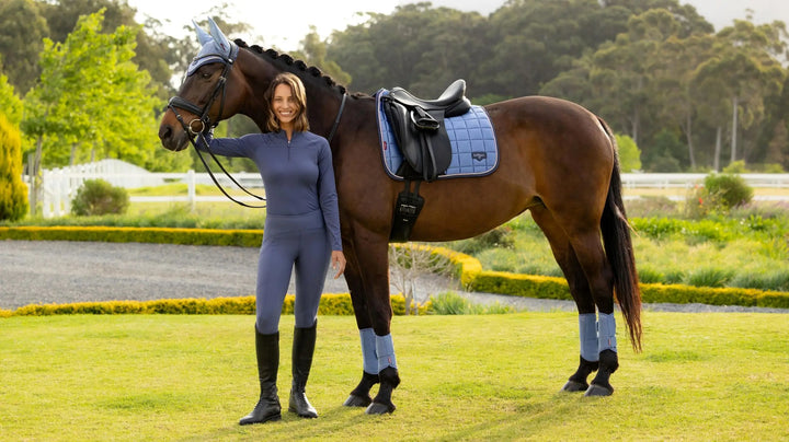 LeMieux Loire Dressurunderlag - Powder Blue