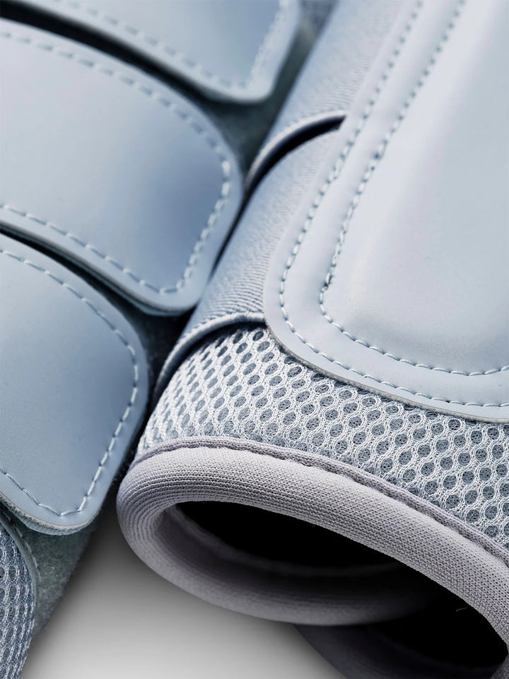 Equestrian Stockholm gamacher Mesh Brushing Boots- Ice Blue