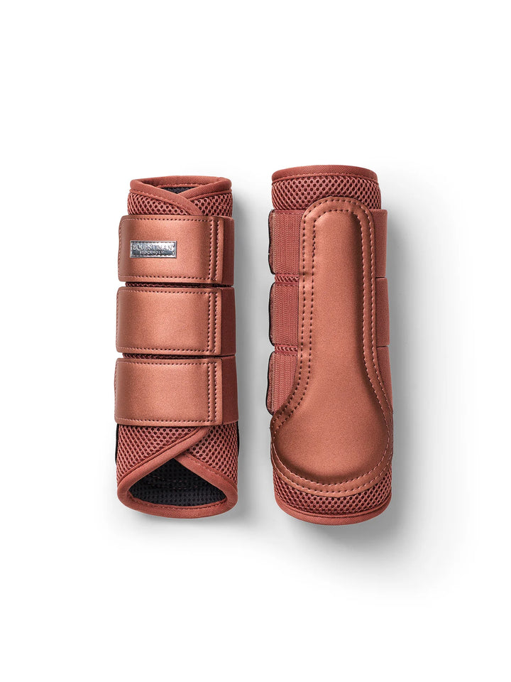 Equestrian Stockholm gamacher Classic Mesh Brushing Boots- Coral
