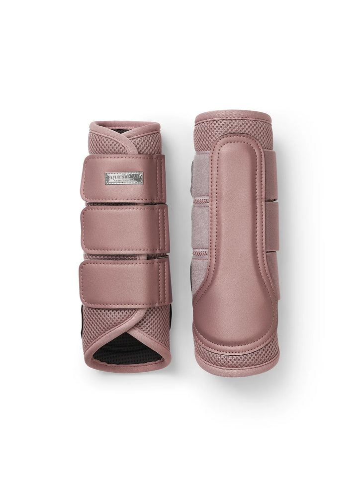Equestrian Stockholm gamacher Mesh Brushing Boots- Pink