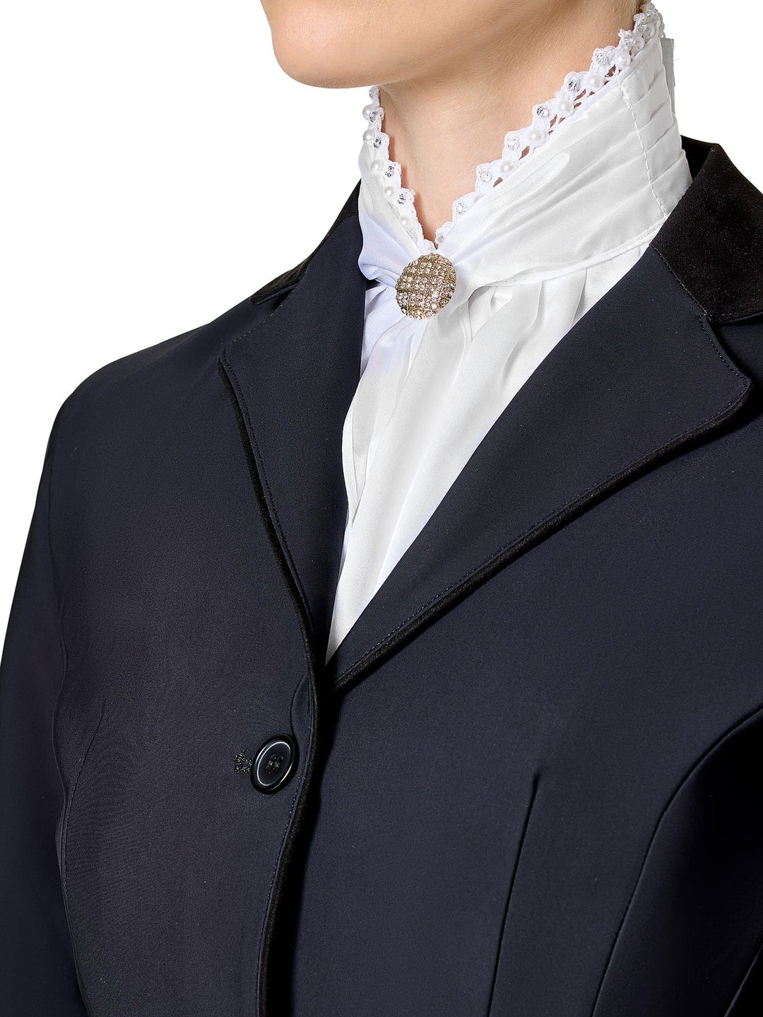 Equestrian Stockholm - Plastron Queen White