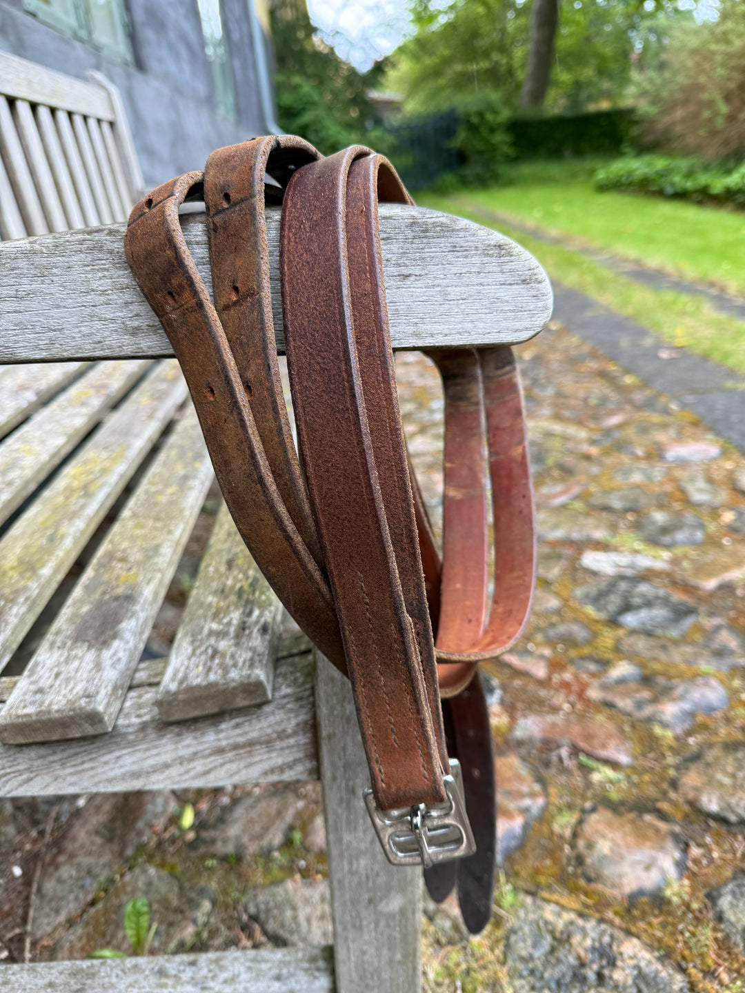Brugte Kingsley brune stigremme - 160cm