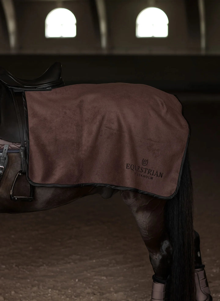 Equestrian Stockholm fleece lændedækken - Heavy Fleece Quarter Blanket Mocha