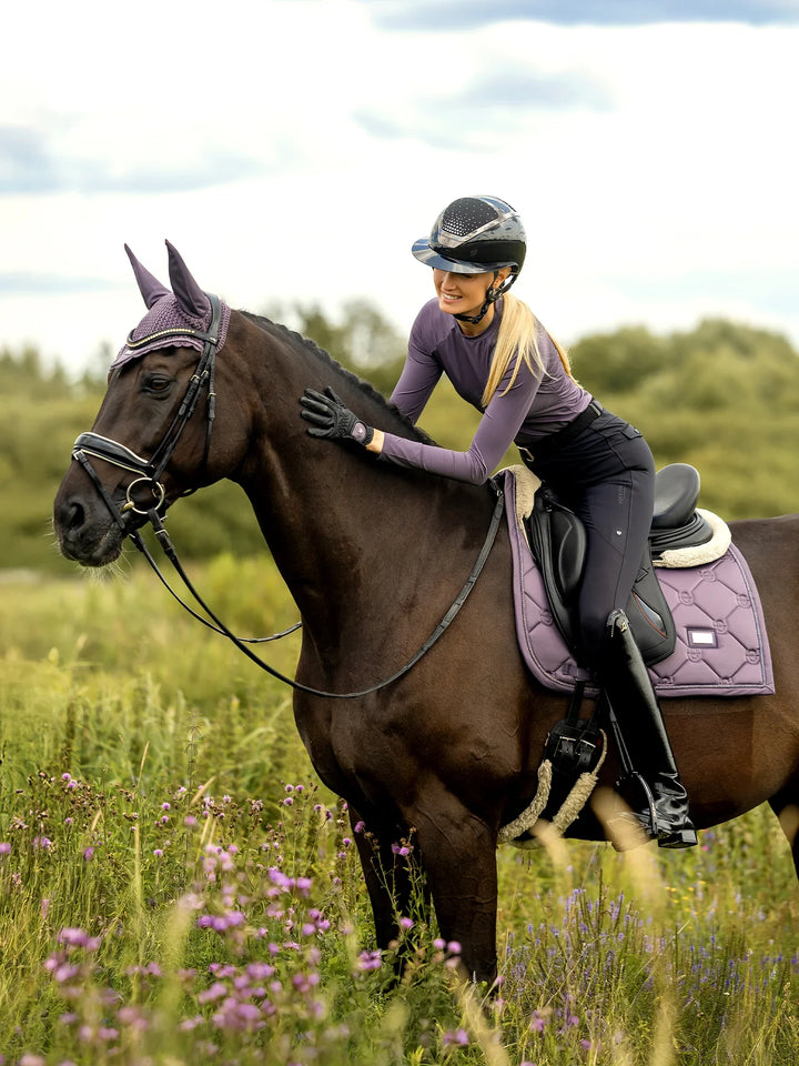 Equestrian Stockholm Dressur Underlag - Dark Violet