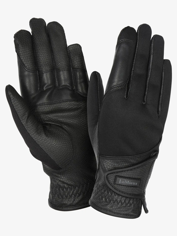 LeMieux Hybrid Riding Gloves- Sort