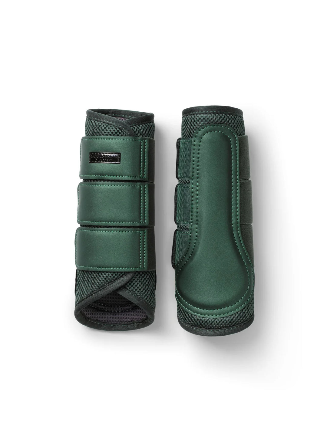 Equestrian Stockholm gamacher Mesh Brushing Boots - Sycamore Green