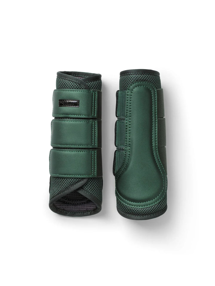 Equestrian Stockholm gamacher Mesh Brushing Boots - Sycamore Green