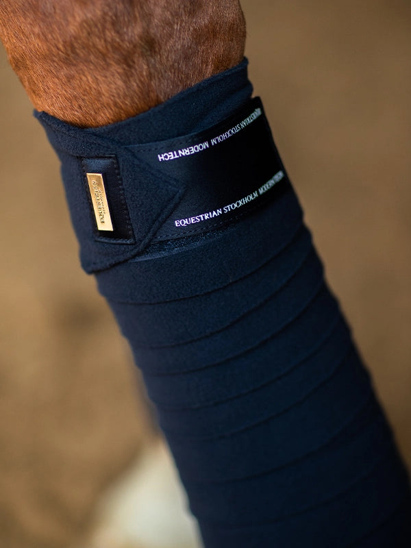 Equestrian Stockholm Bandager - Modern Tech Navy