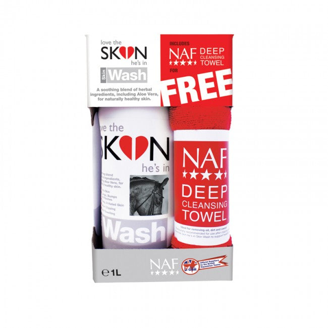 NAF - Love the SKIN - Skin Wash m. håndklæde