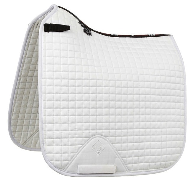 LeMieux Suede Square Dressurunderlag - Hvid