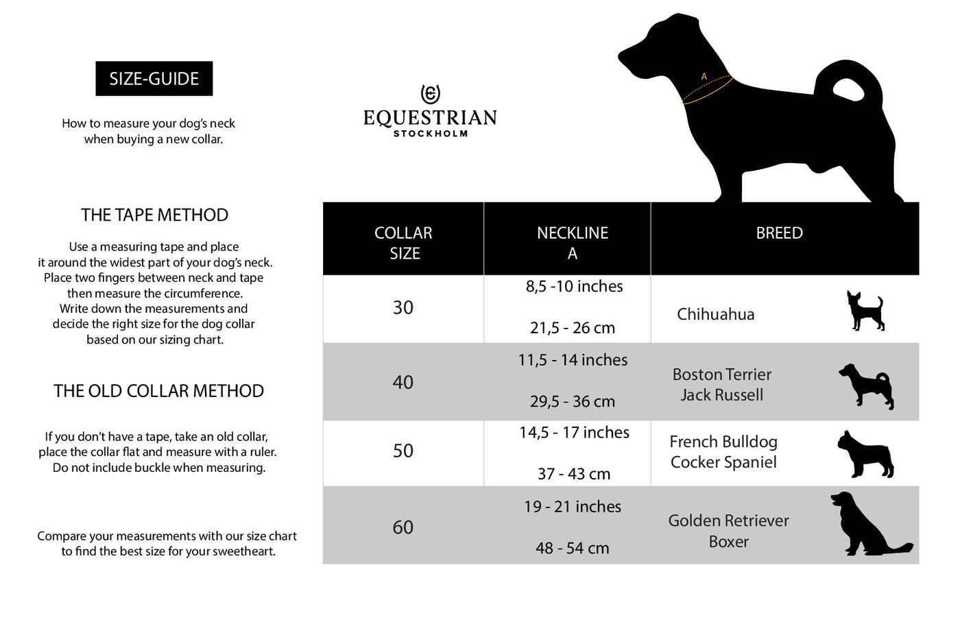 Equestrian Stockholm Hundehalsbånd - Dark Sky