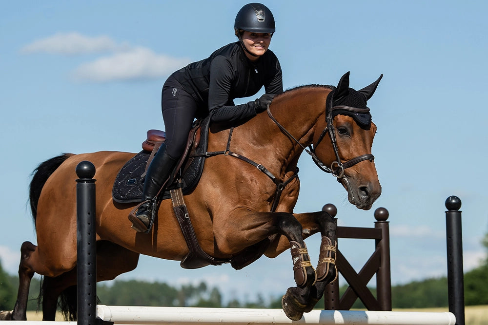 Equestrian Stockholm Spring Underlag - Black Glimmer