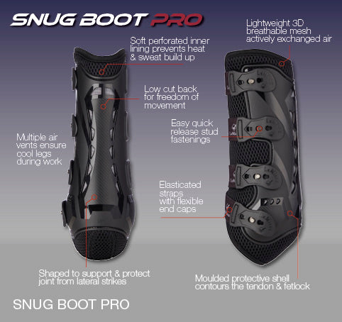 LeMieux Snug Boot Pro - Sorte